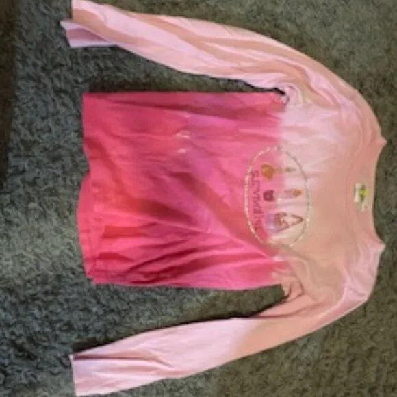 Girls Tye Dye 3/4 Lemon Shirt - Picture 2 of 4
